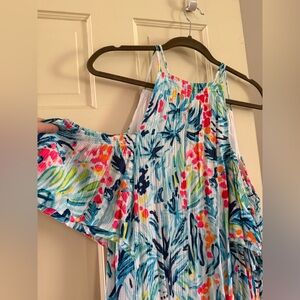 Lilly Pulitzer Pastel Multicolor Off-Shoulder dress size M